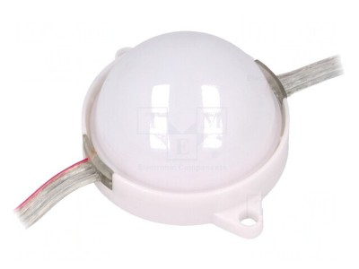 Lumină LED RGB IP68 cu 3 diode și controler WS2811S &amp;Oslash;50mm foto