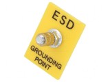 Fişă de &icirc;mpăm&acirc;ntare ESD 35x30mm 0&Omega; M5 cu piuliţă