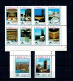 Manama 1970 - Aniversare ONU, serie dantelata neuzata