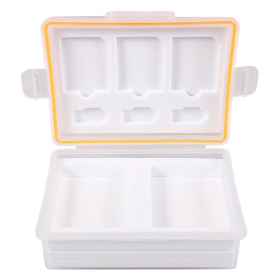 Hard case Patona pentru carduri SD micro SD si 2xAcumulatori LP-E8 NP-95 EN-EL14 Li109-1907 foto