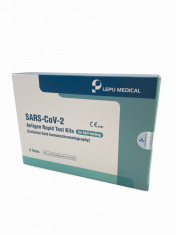 Test rapid antigen - kit pentru autotestare SARS-CoV-2 (imunocromatografie prin captura de aur coloidal) - set 5 buc PlayLearn Toys foto