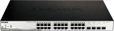 SWITCH PoE D-LINK Smart 24 porturi Gigabit (24 poE) + 4 porturi Combo SFP, IEEE 802.3af/at, carcasa metalica, rackabil, &amp;quot;DGS-1210-28MP&amp;quot;(timbru verde 2 foto