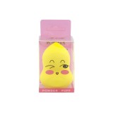 Burete make-up, pentru fond de ten, galben