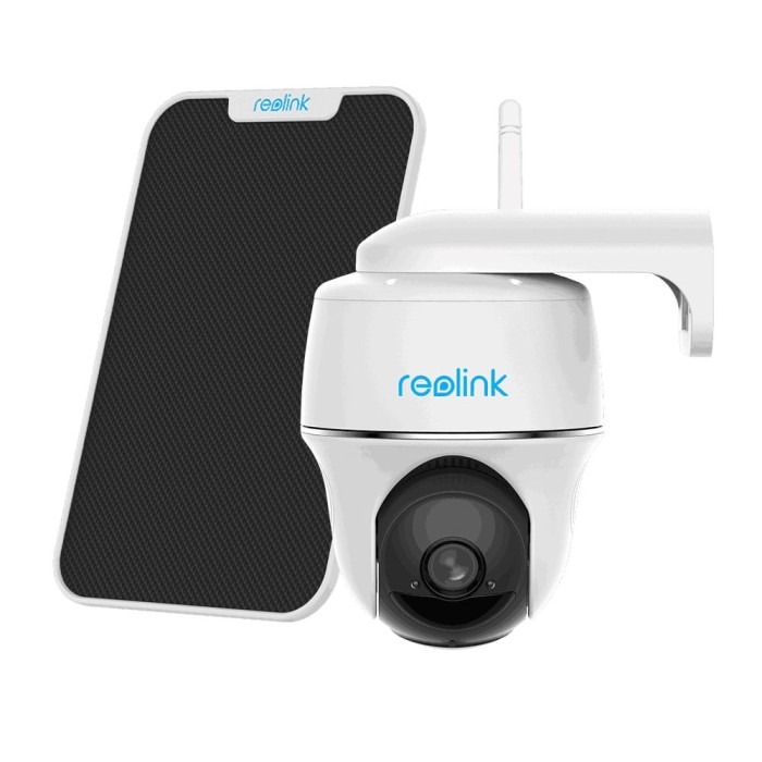 Camera de supraveghere Reolink Argus PT Ultra cu panou solar, rezoluție 4K / 8MP, WIFI, baterie reincarcabila, detectare persoana/vehicul, vedere 360