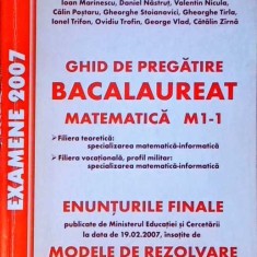GHID DE PREGATIRE BACALAUREAT 2007, MATEMATICA - M1-1-CRISTINA ANDREI, CARMEN ANGELESCU SI COLAB.-258466