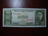 BOLIVIA 10 PESOS 1962 UNC
