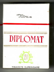 Pachet tigari de colectie Romania Diplomat plin sigilat perfect ( 1) foto