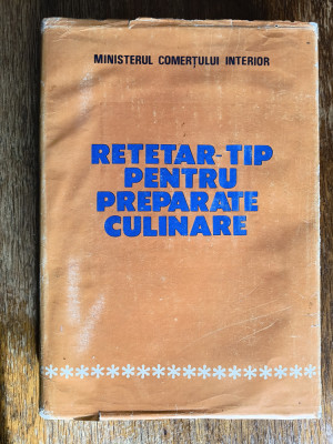 Retetar tip pentru preparate culinare 1982 / R4 foto