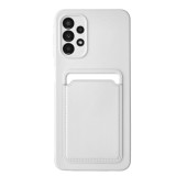 Husa protectie compatibila cu samsung galaxy a33 5g, htpmag, camera cardprotect, interior din microfibra, alb 31.43