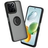 Husa pentru honor 200 smart / x7c - magnet auto &Egrave;i inel rotativ, premium, negru