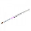 Pensula cu varf drept pentru aplicare gel UV, Nr. 6, Global Fashion