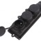 Conector Alimentare AC 2P+PE 250VAC 16A Negru IP44