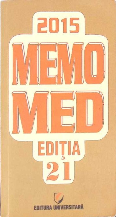 MEMOMED 2015. MEMORATOR DE FARMACOLOGIE ALOPATA-DUMITRU DOBRESCU SI COLAB.-267911