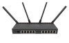 Router 10 x Gigabit, 1 x SFP+ 10Gbps,PoE IN/OUT, RouterOS L5, Wi-Fi - Mikrotik RB4011iGS+5HacQ2HnD-IN