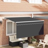 vidaXL Cortina Retractabilă Antracit 300 x 200 cm 3329515