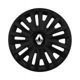 Set 4 capace roti 14 inchi (R14) compatibile RENAULT, Model 217 Black