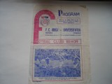 Program F.C. Bihor - Universitatea Craiova, 28 martie 1979