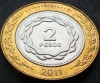 Moneda bimetal 2 PESOS - ARGENTINA, anul 2011 *cod 5316, America Centrala si de Sud