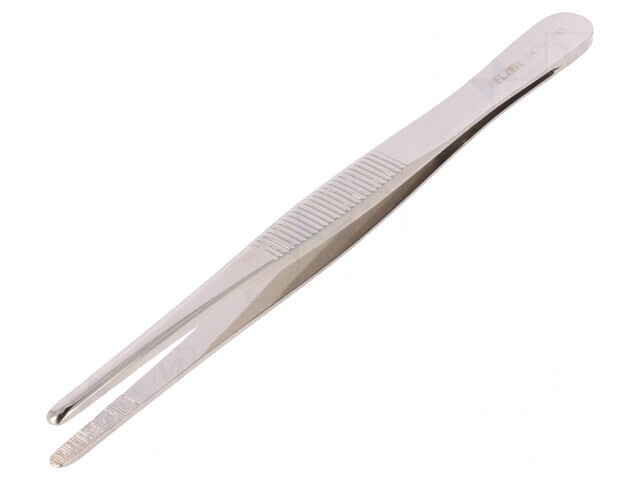 Pensetă Dreaptă 145mm V&acirc;rf Rotunjit