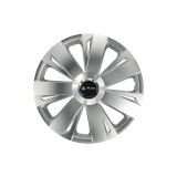Cumpara ieftin Set 4 capace roti Negre Cu Inel Cromat Energy pentru gama auto Matiz
