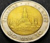 Moneda bimetalica 10 BAHT - THAILANDA, anul 2001 * cod 1181 A, Asia
