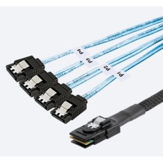 Cablu Nou Sigilat miniSAS SFF-8087 la 4 SATA 98cm