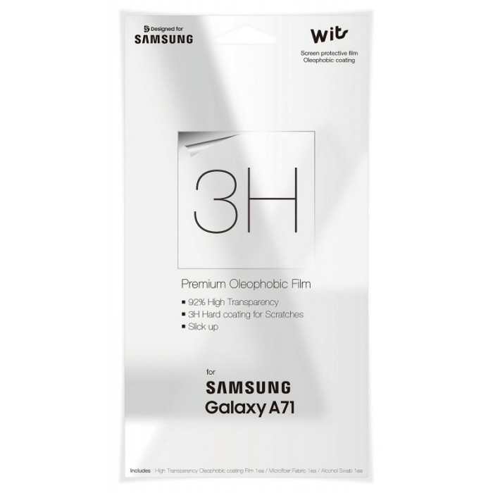 Folie Protectie Ecran Samsung Galaxy A71 A715, Plastic GP-TFA715WSA