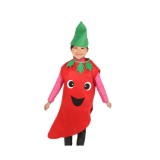 Cumpara ieftin Costum leguma Ardei Rosu KidMania&reg;, rosu, pentru copii, marime universala 3 ani + Universala