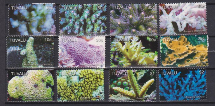 TUVALU CORALI 2006 MI. 1291-1302 MNH
