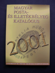 Catalogul timbrelor (marcilor postale) din Ungaria anul 2001 foto
