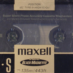 Caseta audio Maxell XLII-S 90 minute. Sigilata