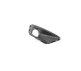 Grila bara Jeep Compass, 06.2017-, Fata, partea Dreapta, cu rama neagra; negru; cu gaura pentru lampa de ceata, Aftermarket