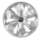 Cumpara ieftin Set 4 Capace Roti Roco Gri R15, pentru Toyota, Autohelix MSA