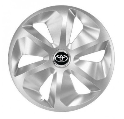 Set 4 Capace Roti Roco Gri R16, pentru Toyota foto