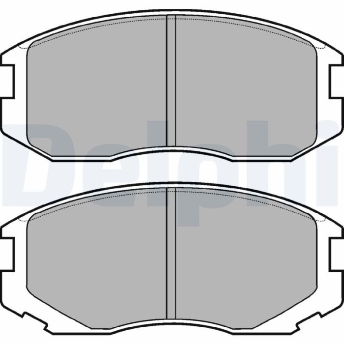 DELPHI LP1594 set placute frana,frana disc