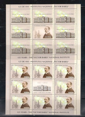 ROMANIA 2012 - ZIUA MARCII POSTALE, MINICOLI, MNH - LP 1947d foto