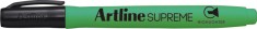 Textmarker Artline Supreme, Varf Tesit 1.0-4.0mm - Verde Fluorescent foto