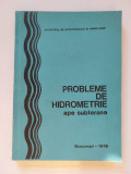 Probleme de hidrometrie - ape subterane - M.Bretotean