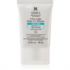 Kiehl's Dermatologist Solutions Ultra Light Daily UV Defense Aqua Gel SPF 50 PA++++ lichid protector ultra ușor SPF 50 unisex 30 ml