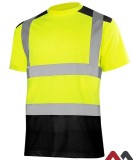 Cumpara ieftin Tricou de lucru cu benzi reflectorizante T-REF2 galben si negru