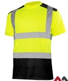 Cumpara ieftin Tricou de lucru cu benzi reflectorizante T-REF2 galben si negru, Artmaster