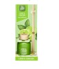 Difuzor Aromaterapie PAN AROMA Lime și Ghimbir, 50ml - Odorizant Cameră, Birou, Baie, Auto - Parfum Ambiental Relaxant