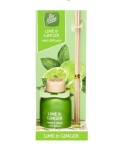 Difuzor Aromaterapie PAN AROMA Lime și Ghimbir, 50ml - Odorizant Cameră, Birou, Baie, Auto - Parfum Ambiental Relaxant
