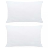 vidaXL Umpluturi de perne, 2 buc., alb, 60 x 40 cm 134588