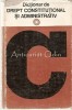 Dictionar Drept Constitutional Administrativ Ioan Busuioc, Editura Stiintifica 1978, 270 Pagini