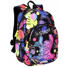 Ghiozdan cu 2 compartimente, Coolpack, Disney Stitch si Toby, Negru