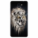 Husa silicon pentru Huawei Enjoy 7 Plus, Abstract Lion 001