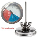 Cumpara ieftin Termometru inox gratar afumatoare cuptor barbeque smoker boiler fum 0 - 300gC