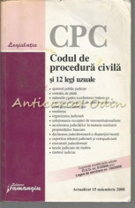 Codul De Procedura Civila Si 12 Legi Uzuale 15 Noiembrie 2008 foto