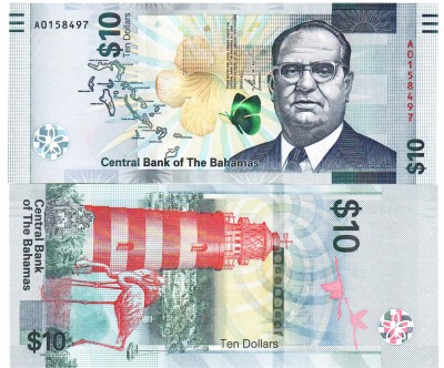 Bahamas 10 Dolari 2022 P-87 UNC foto